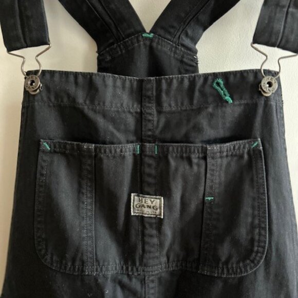 Hey Gang Miner Overalls - Black Size 1 - Picture 5 of 6